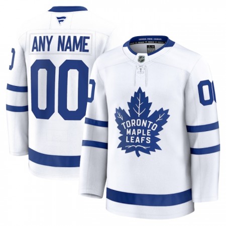 Mænd NHL Toronto Maple Leafs Trøje Tilpasset 2024-25 Fanatics Premium Hvid Udebane